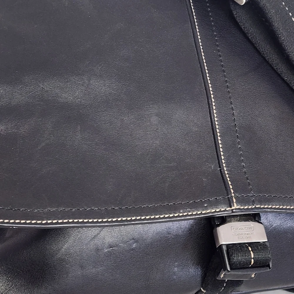 Coach Legacy Briefcase Messenger Bag 5A02Black Leather Limited Edition 2006